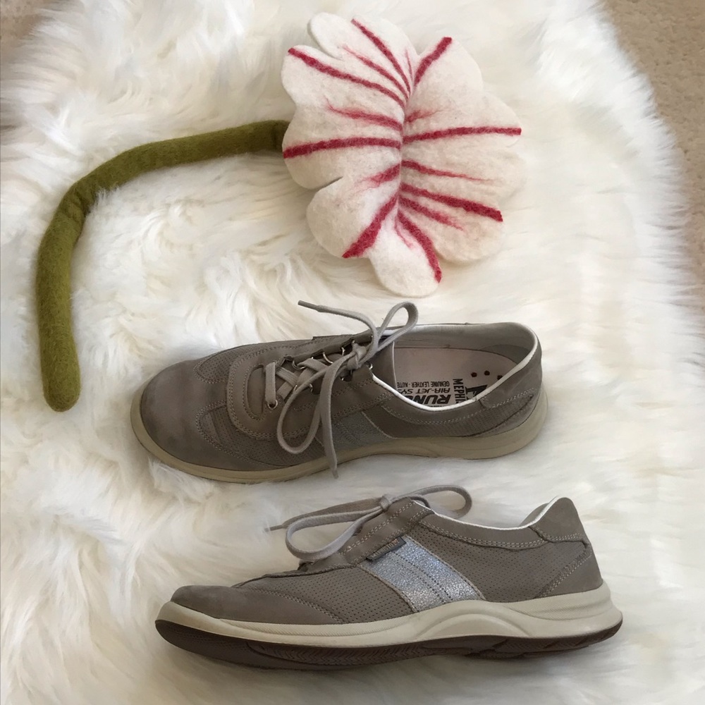 Mephisto Air Jet System Leather Tennis Shoes 7.5